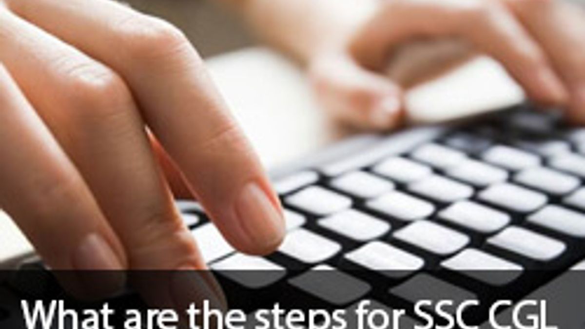 What are the steps for SSC CGL examination online registration