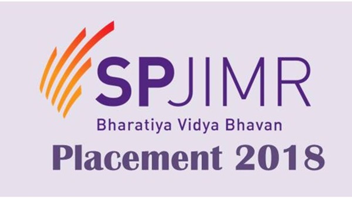 SPJIMR Mumbai Placement 2018