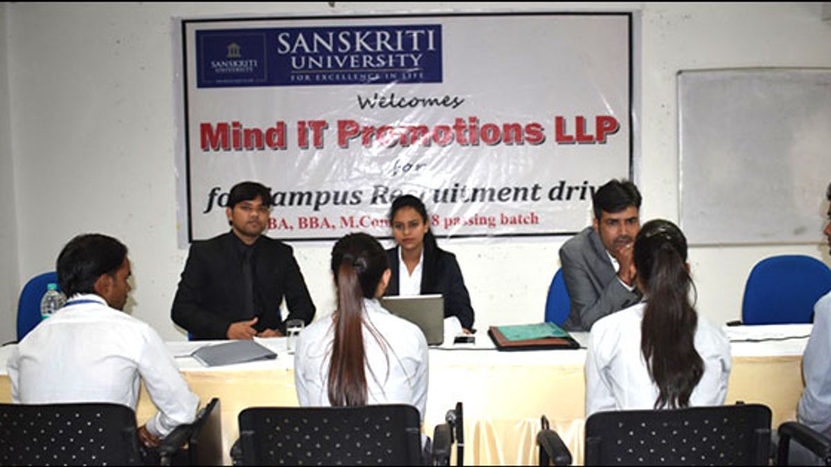 Sanskriti University Placement Offers