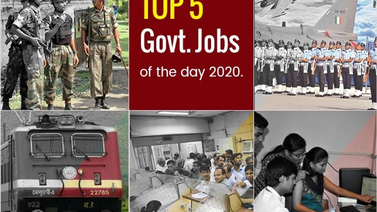Top 5 Govt Jobs of the Day 19 May 2020 