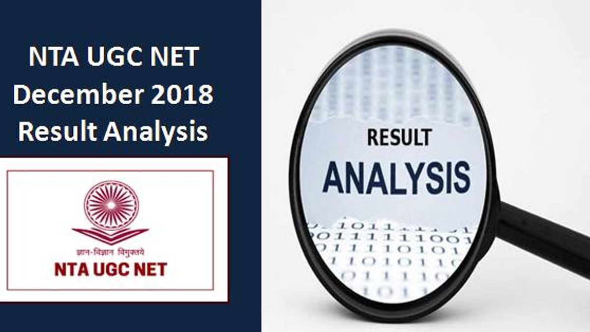 NTA UGC NET Dec 2018 Result Analysis and Cut-Off