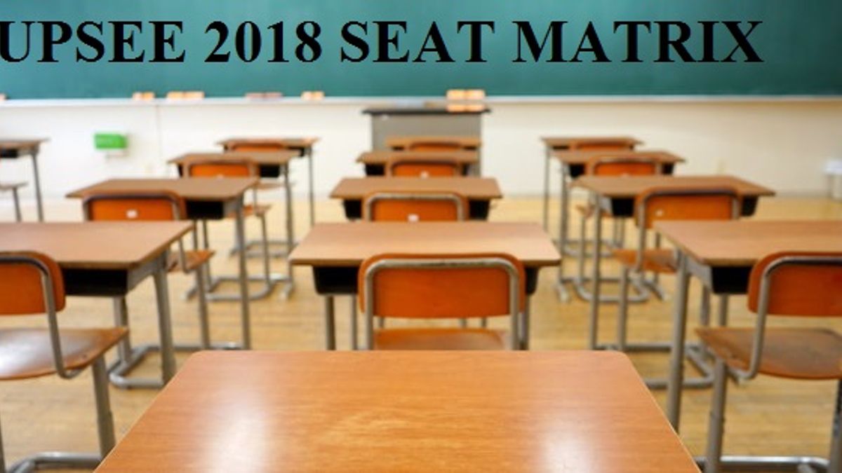 UPSEE 2018 Seat Matrix