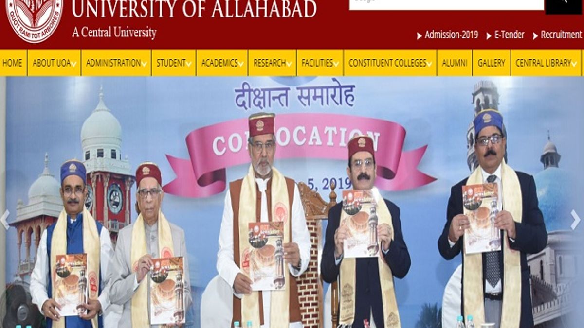 University of Allahabad Counselor and Medical Officer Posts Recruitment 2020