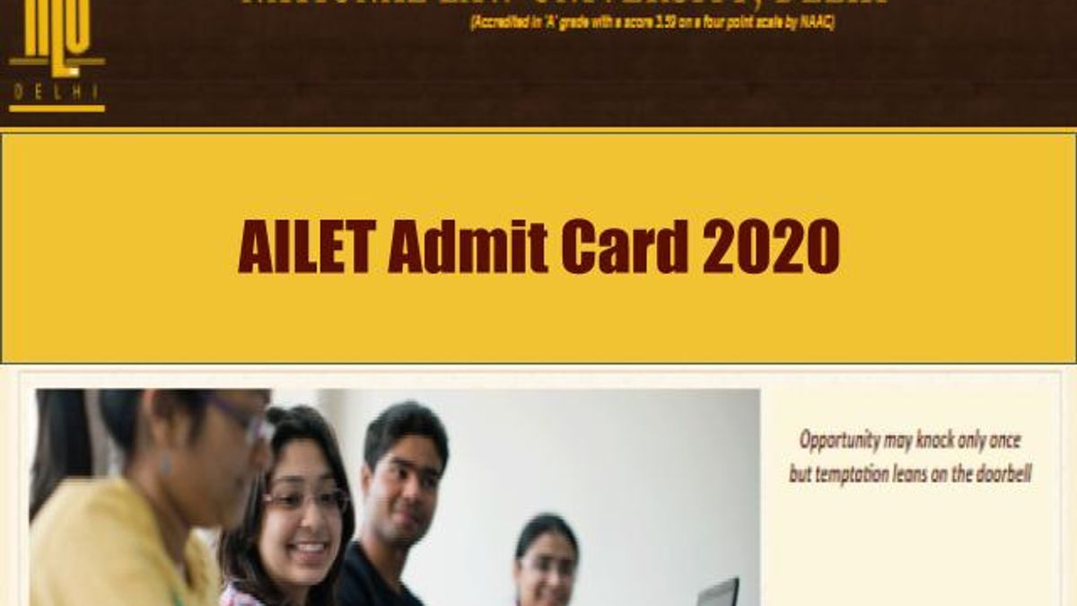 AILET 2020 Admit Card
