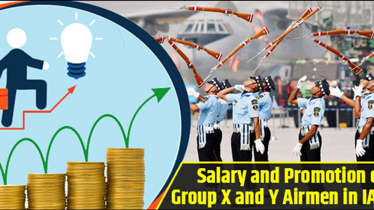 airmen group x and y salary and promotion