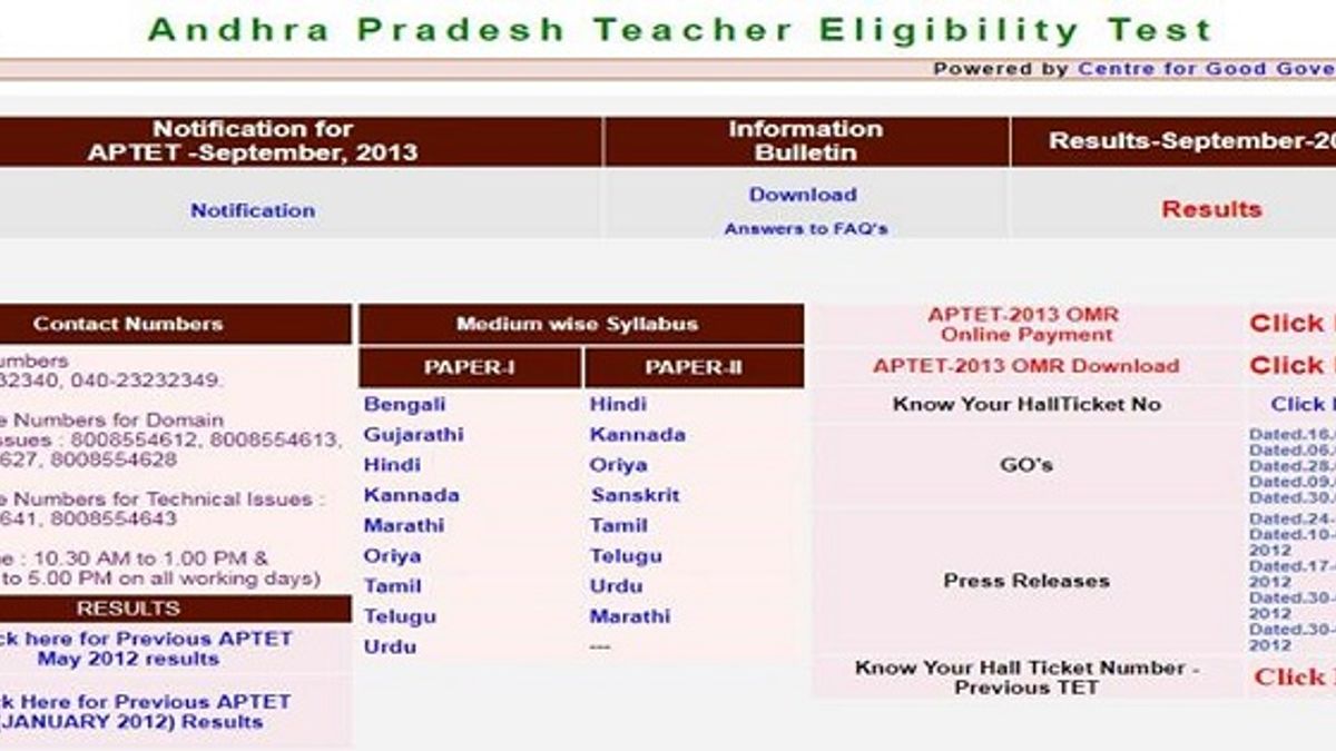 APTET 2017 Results announced