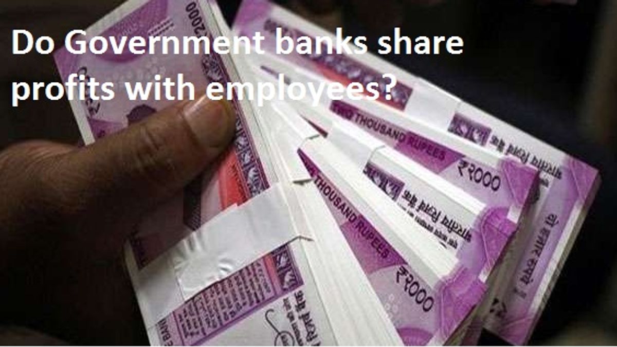 Do Government Banks Share Profits with Employees?