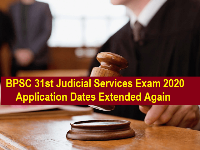 BPSC 31st Judicial Services 2020