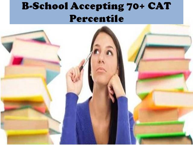 B Schools Accepting 70+ CAT percentile score