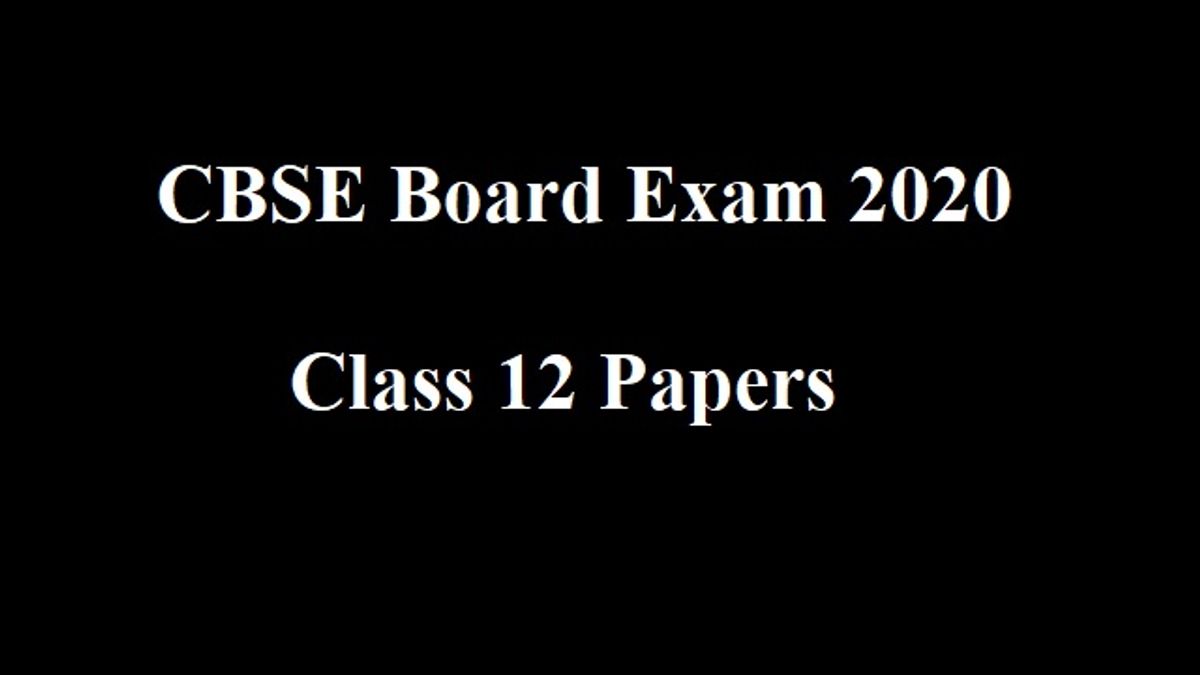CBSE 2020