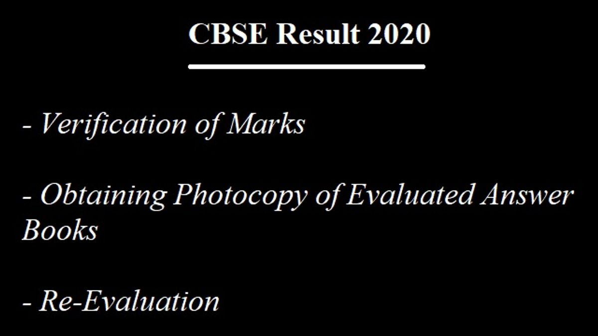 CBSE 2020: Check Complete Details About Revaluation & Verification of Marks, Obtaining Photocopy of Answer Booklets - Learn Important Dates, Charges & More Details