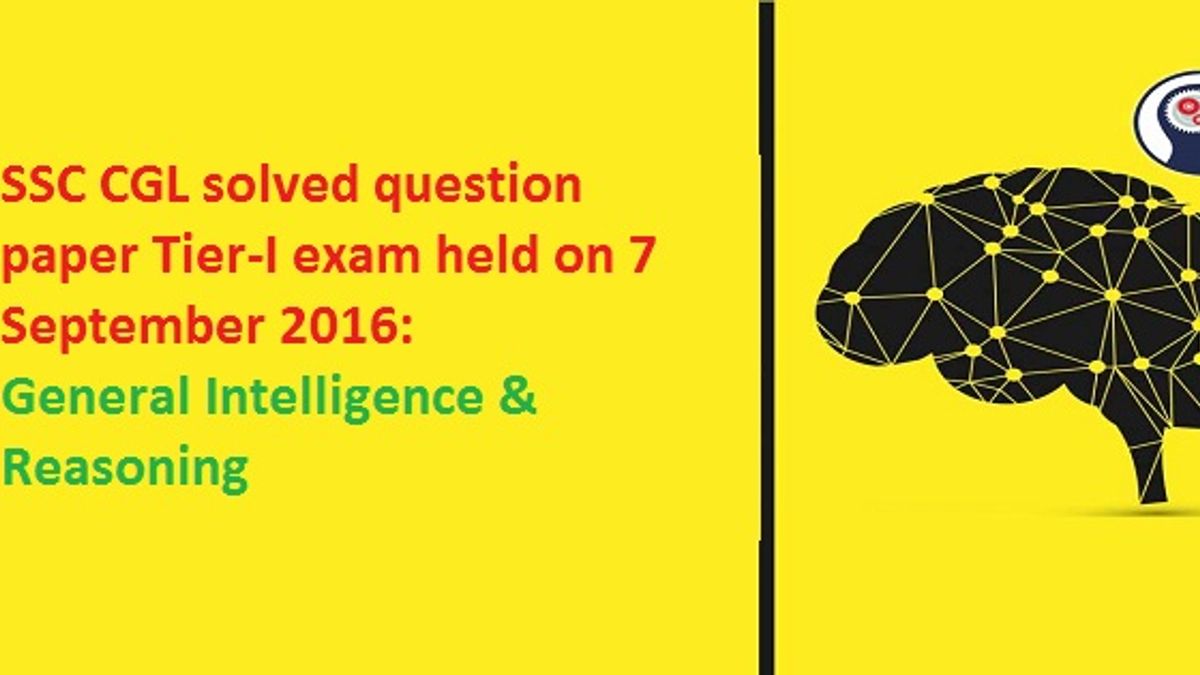 SSC CGL solved paper