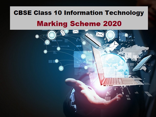 CBSE Class 10 Information Technology Marking Scheme of Board Exam 2020