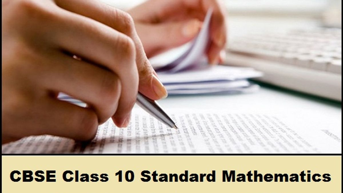 CBSE Class 10 Standard Mathematics Marking Scheme 2020