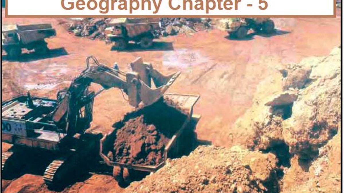 NCERT Solutions for Class 10 Social Science Geography Chapter 5 