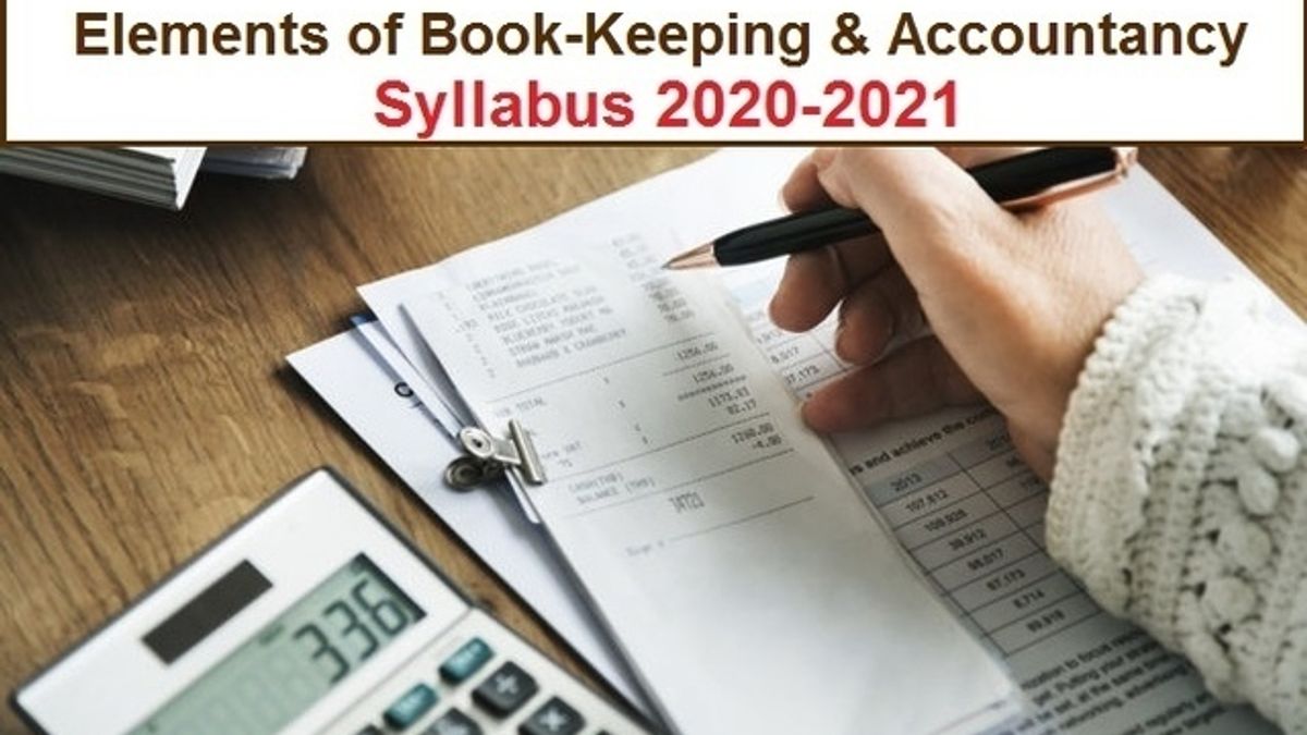 CBSE Class 9 Elements of Book-Keeping & Accountancy Syllabus