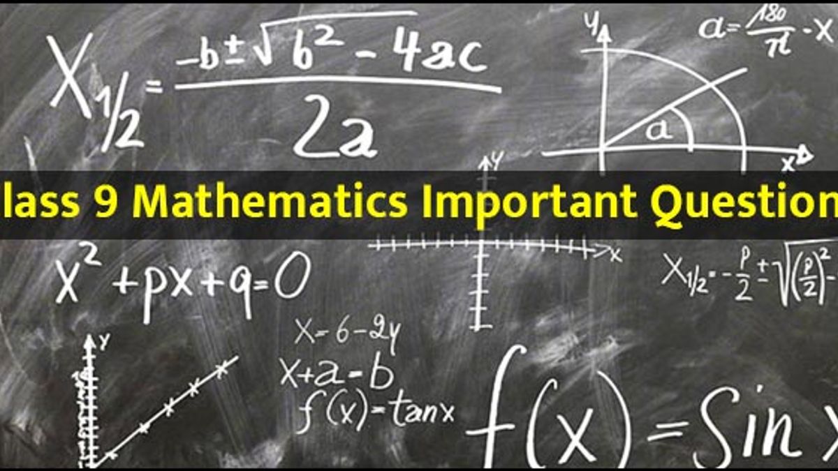 Class 9 Maths, Linear Equation in Two Variables: Important questions