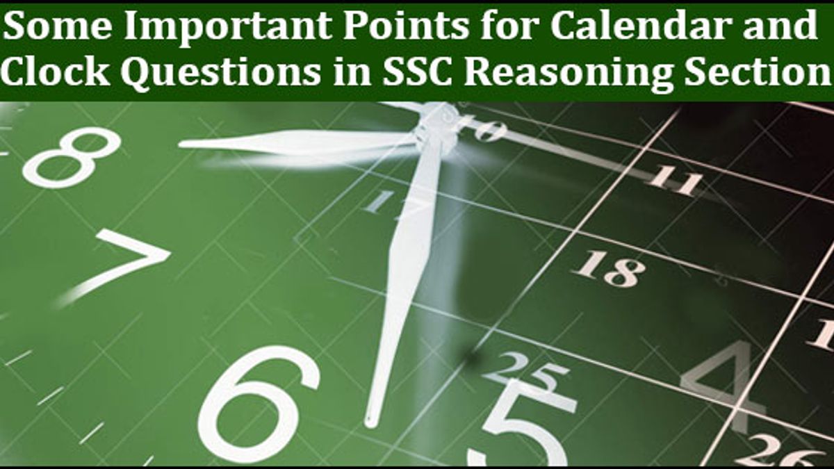SSC Clock and calendar tips