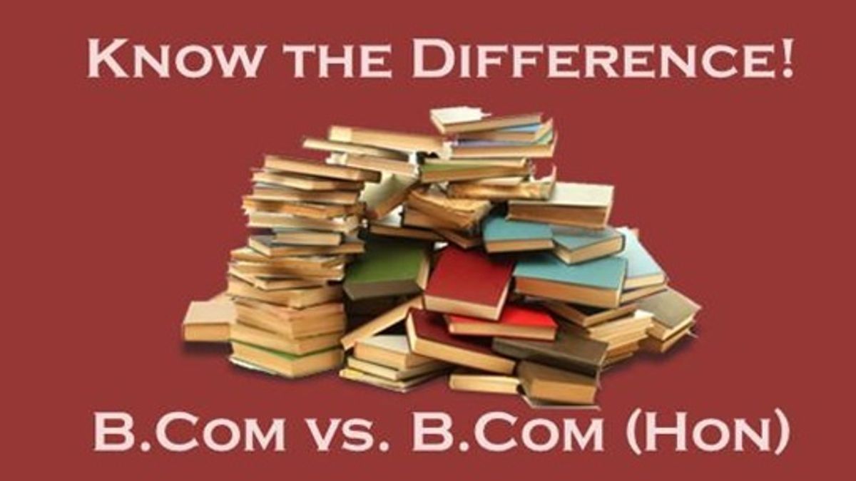 Know the difference between B.Com and B.Com (Hons.)