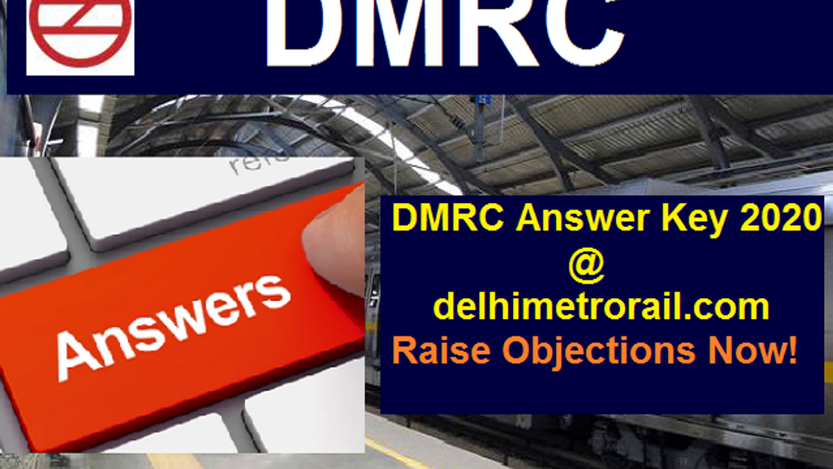 DMRC Answer Key 2020