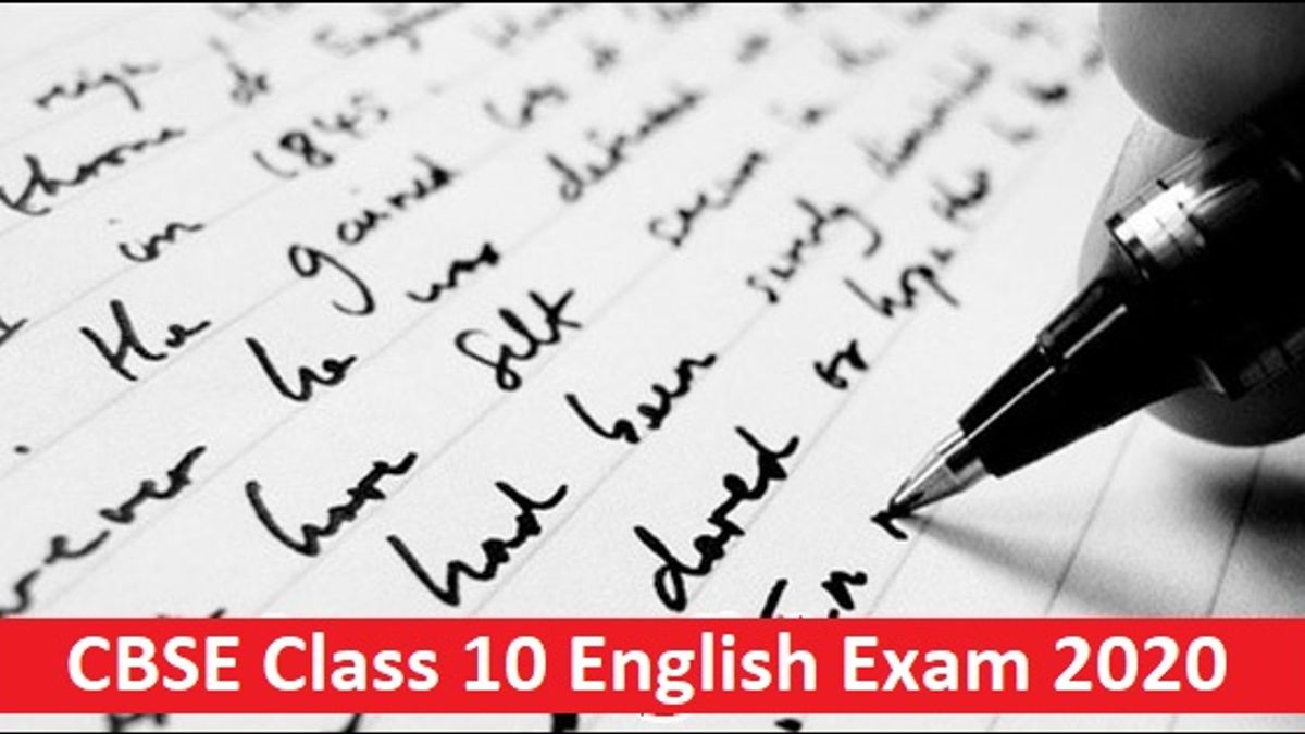 CBSE Class 10 English Board Exam 2020