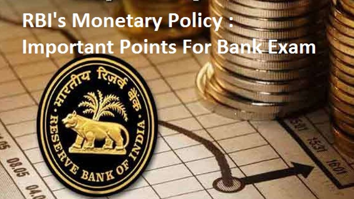 RBI’s Fifth bi- monthly Monetary Policy: Important Points for Bank Exams