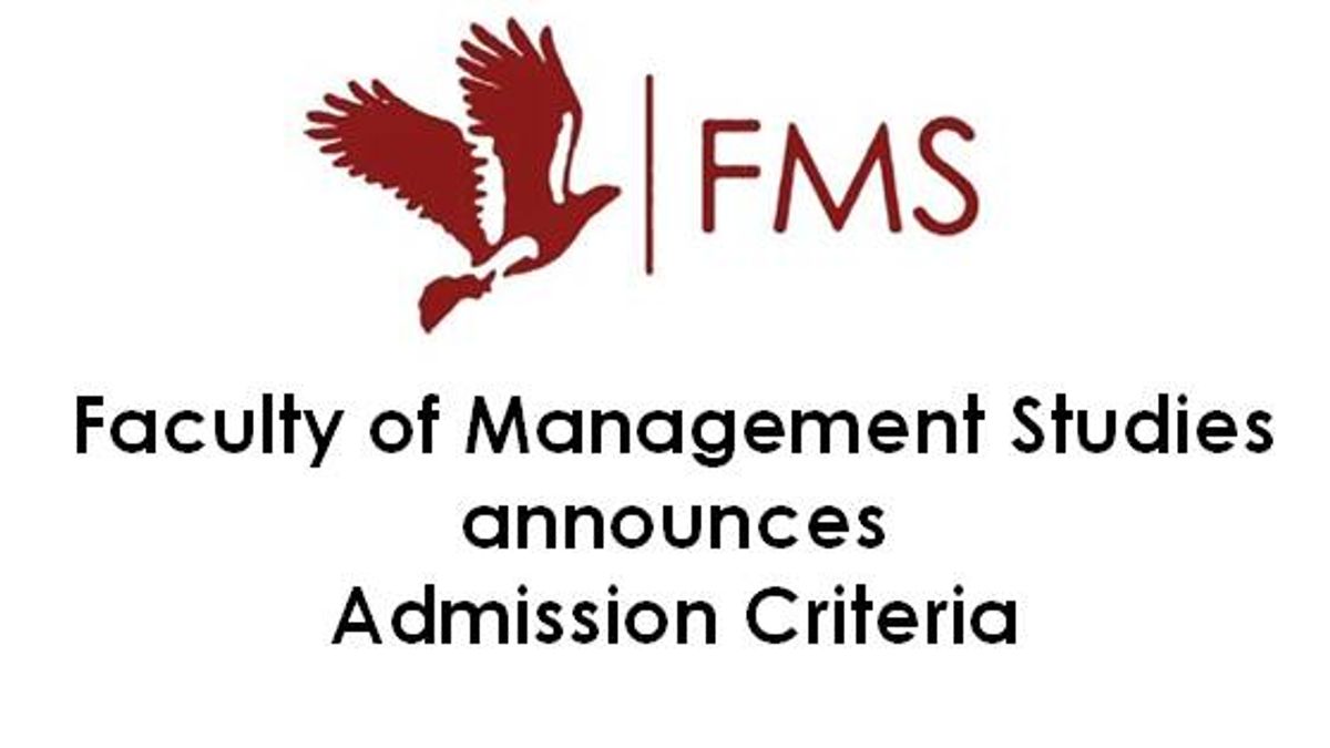 FMS Delhi MBA Admissions