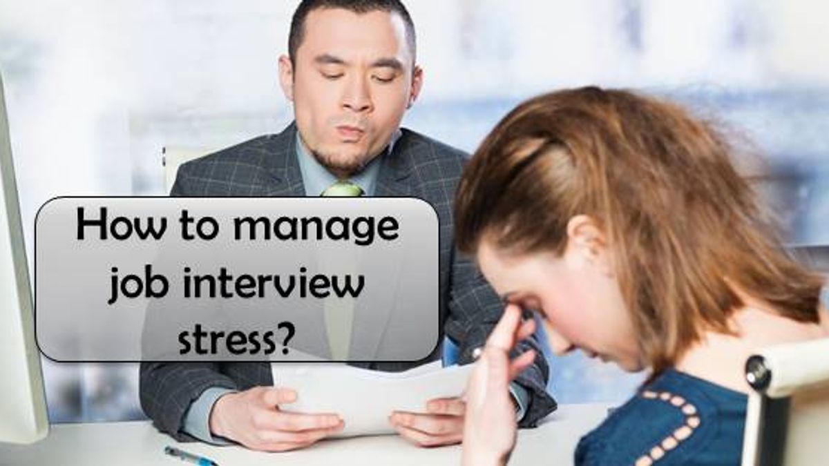 How job seekers can reduce job interview stress