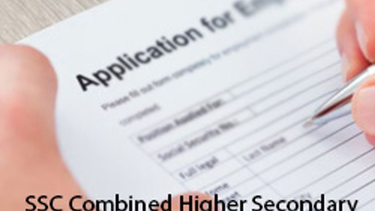 SSC Combined Higher Secondary Level 10+2 Examination 2015 How to Apply