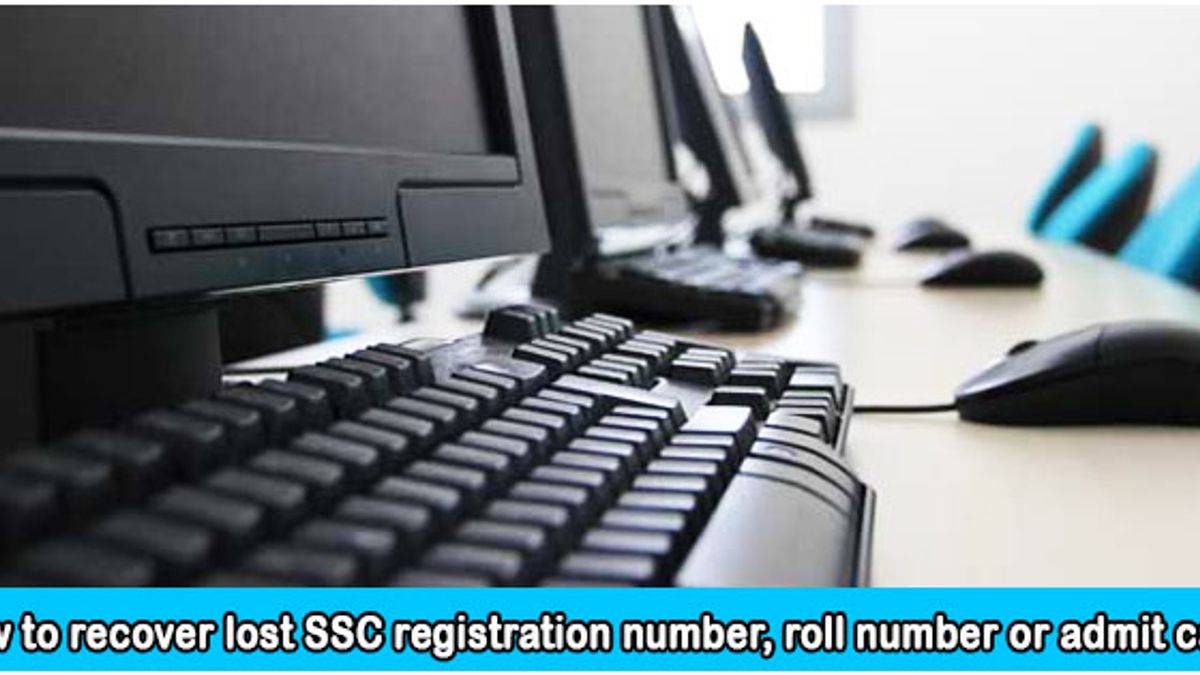 How to recover SSC roll number 