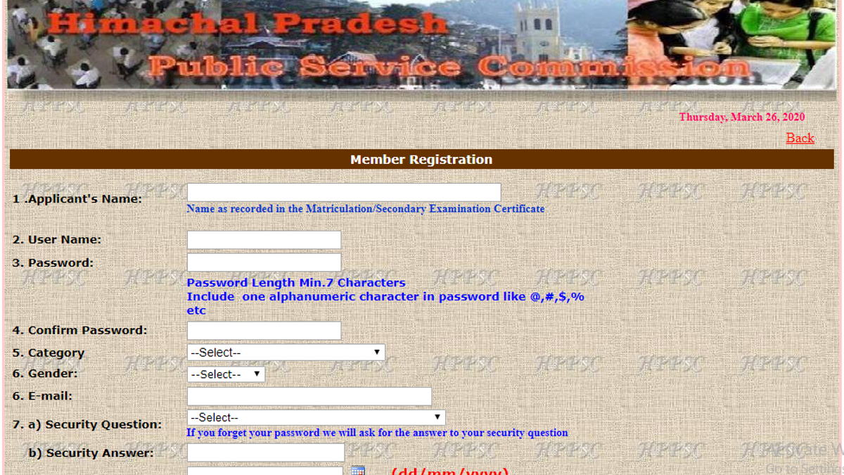 HPPSC Assistant Manager Recruitment 2020