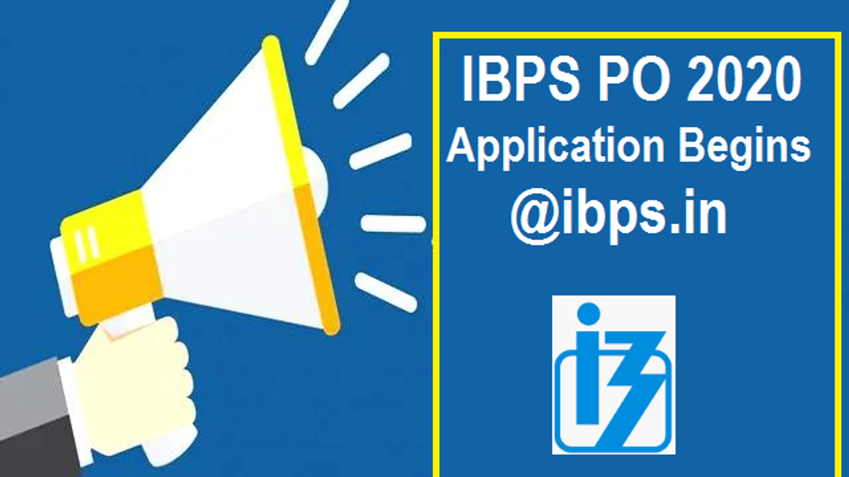 IBPS PO Application 2020