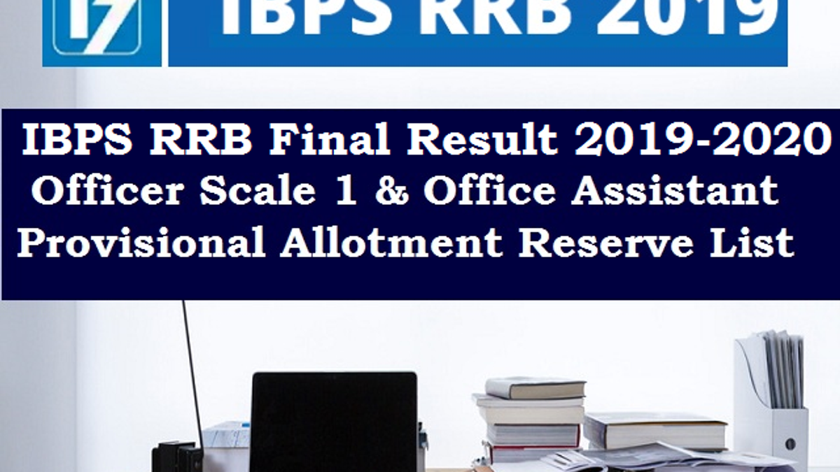 IBPS RRB Provisional Merit List and Final Results 2020 