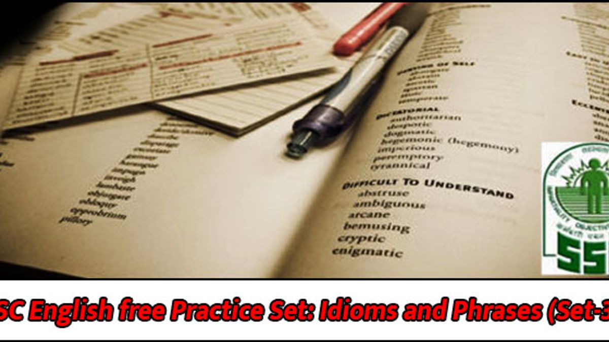 ssc english study material