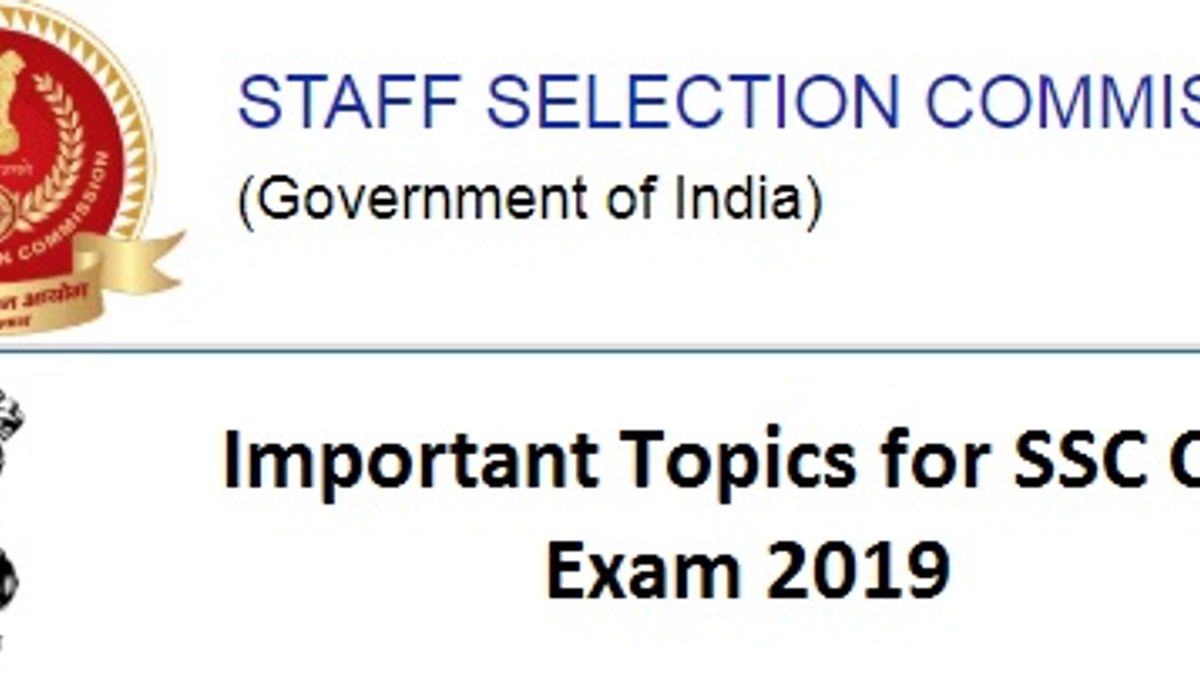 most important topics for ssc chsl