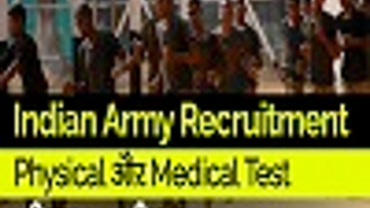 Indian Army Physical Fitness Test Physical Measurement and Medical Test