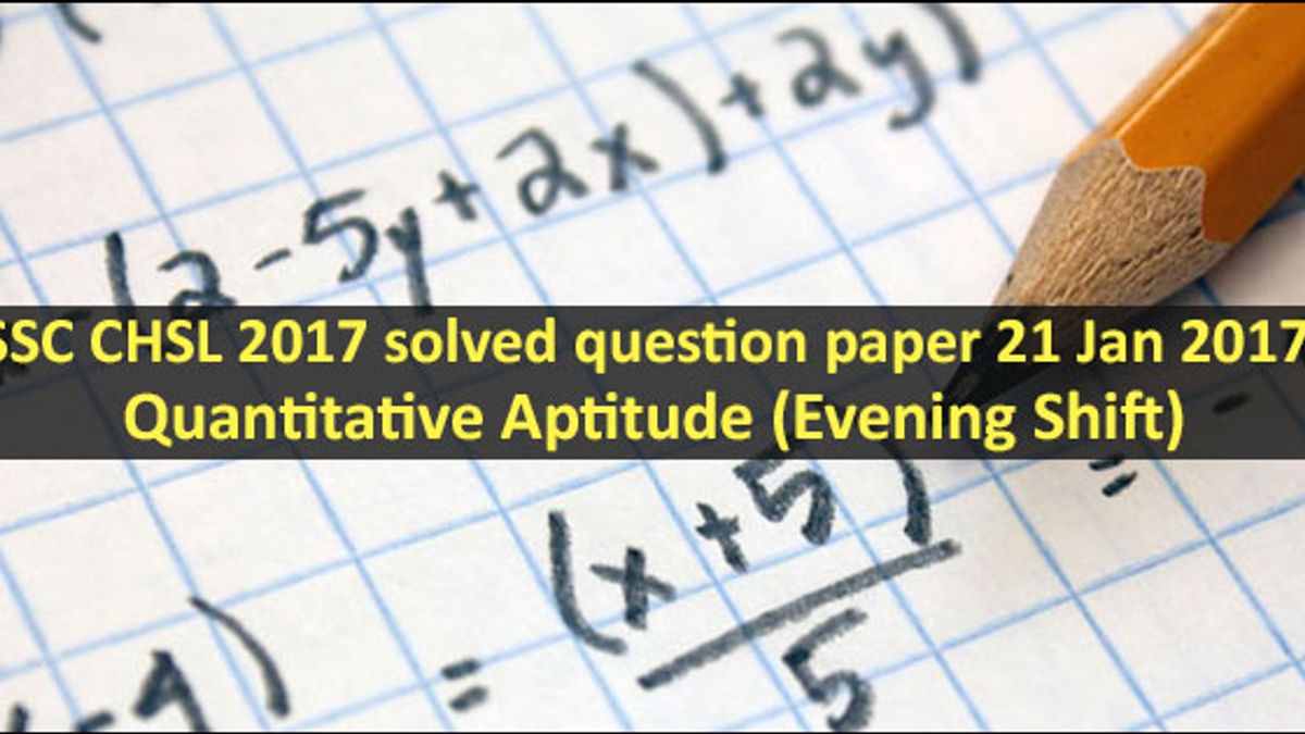 ssc chsl question paper
