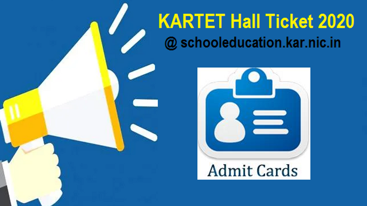 KARTET Hall Ticket 2020