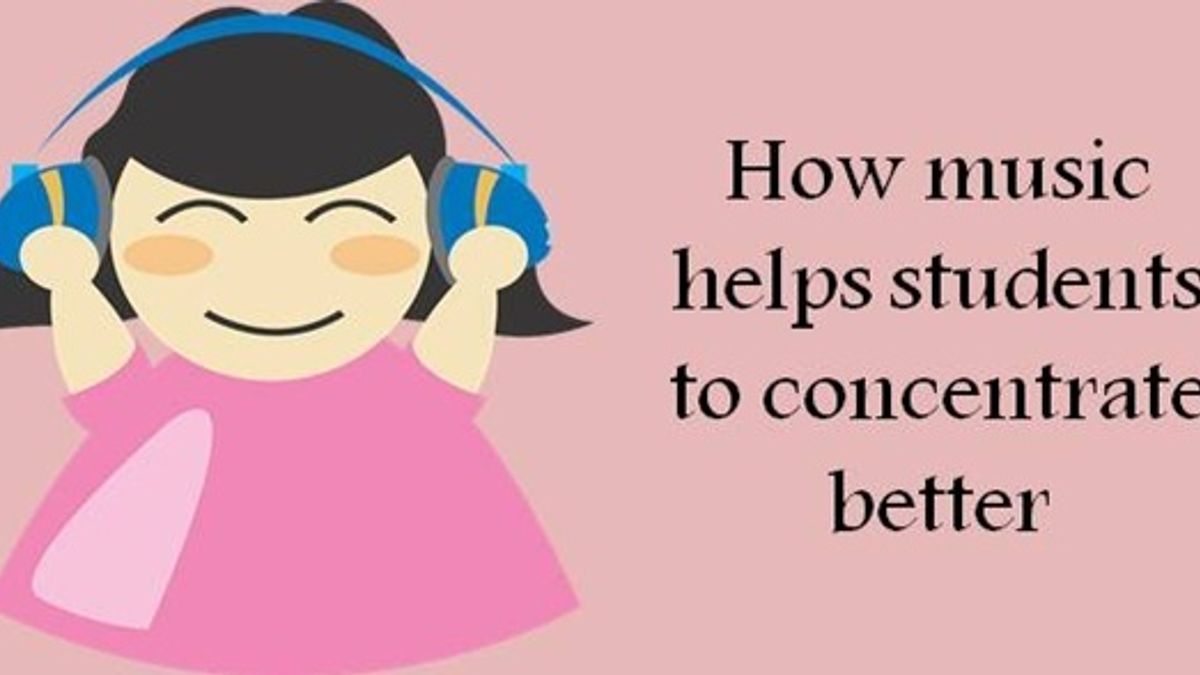 Listening to music boosts level of concentration while studying