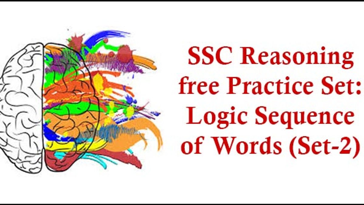 SSC reasoning pratice set