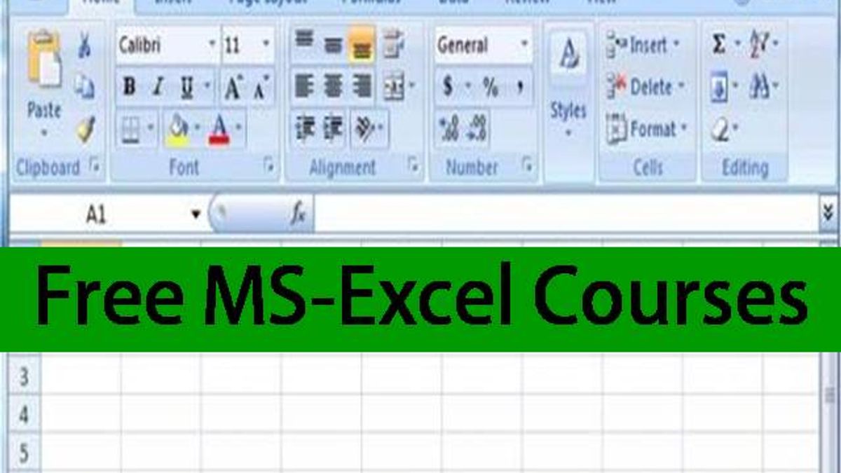 MS Excel Courses for Free