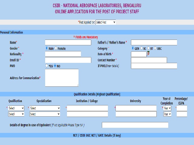 NAL Recruitment 2020