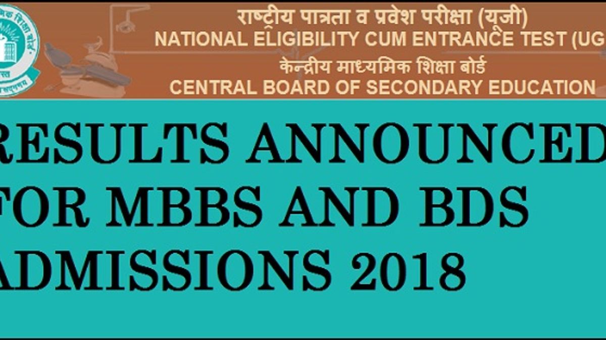 NEET 2018 Results and Toppers list