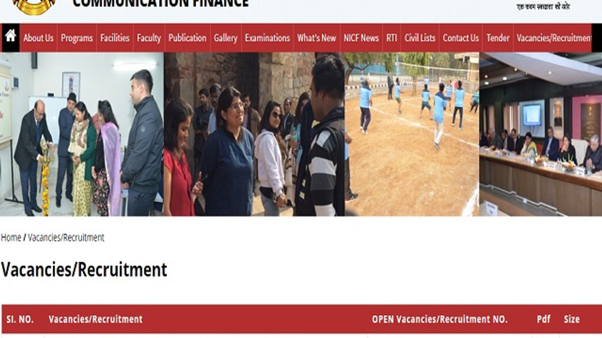 NICF New Delhi Recruitment 2019