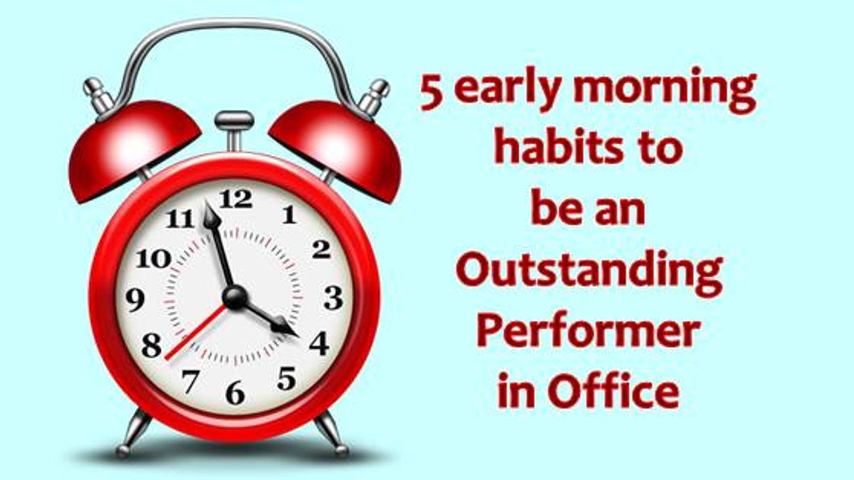 5 early morning habits