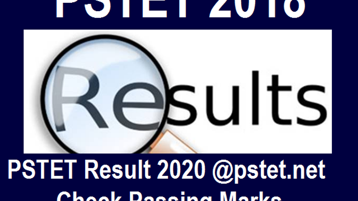 PSTET Result 2020/2018