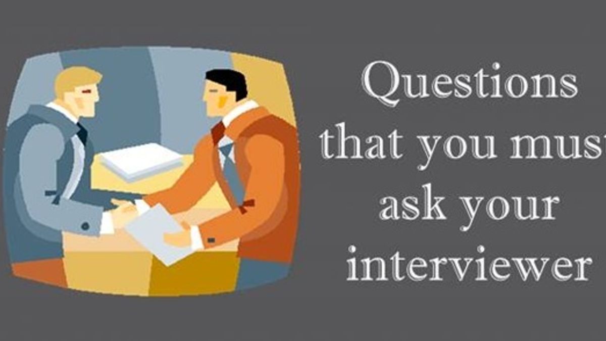Job Interview: Questions that you must ask your interviewer