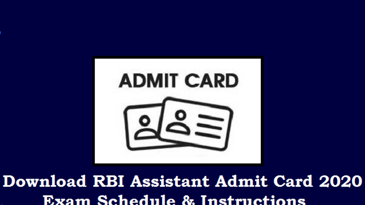 RBI Assistant Admit Card