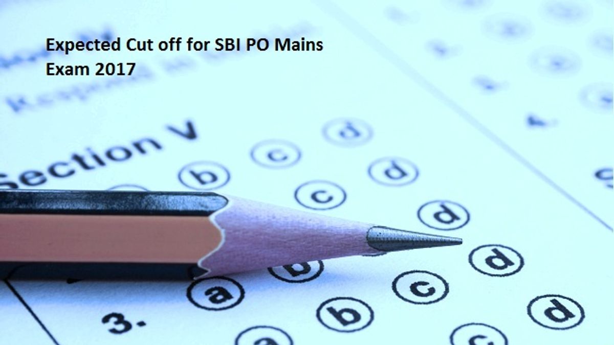 Expected SBI PO Mains cut off 2017