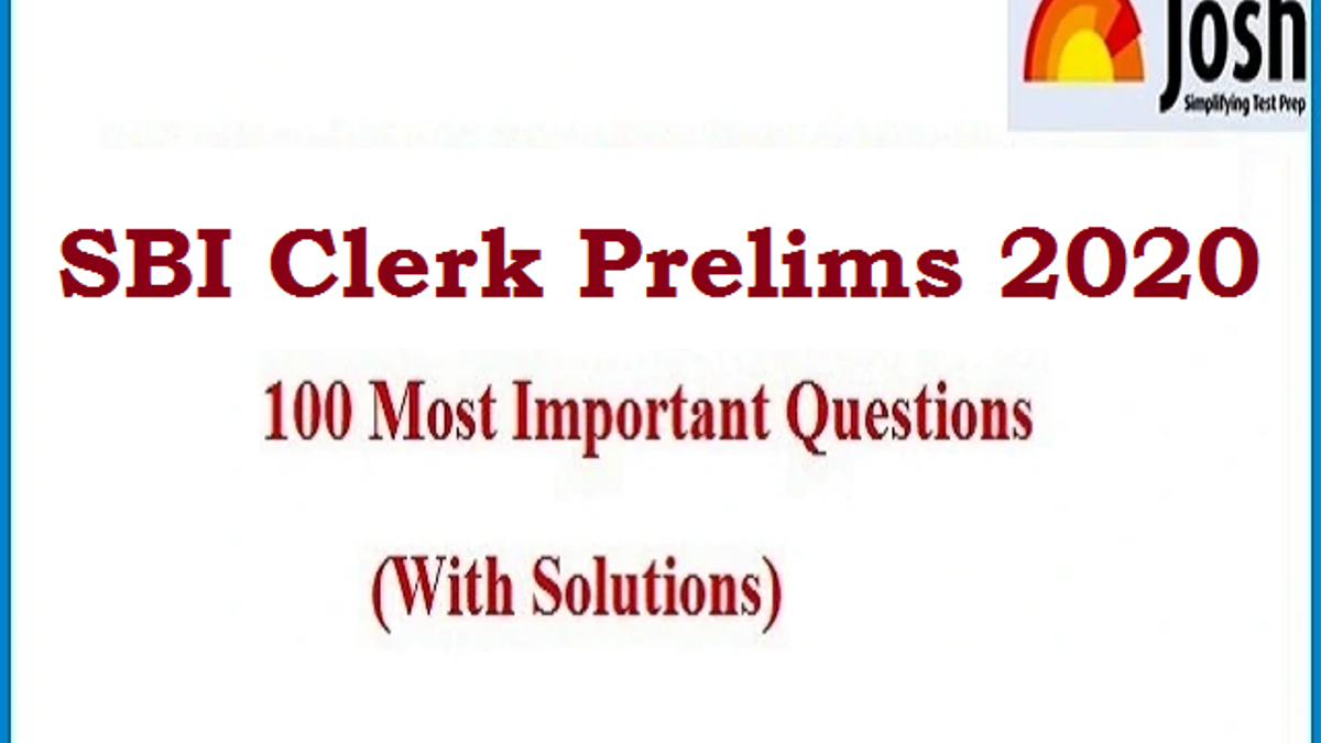 SBI Clerk 2020